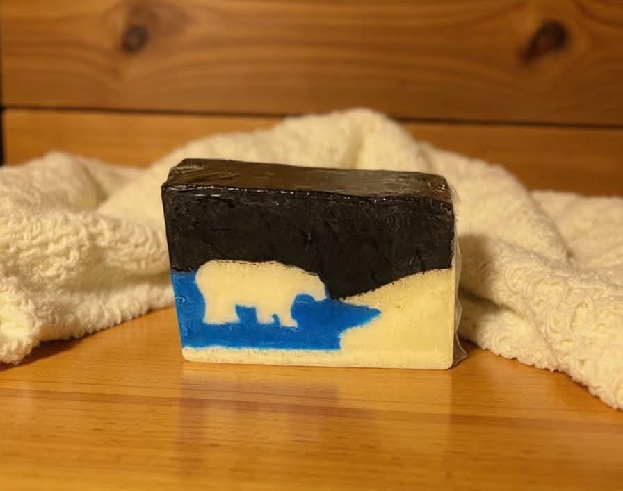 Polar Nights - Activated Charcoal Shea Butter Soap