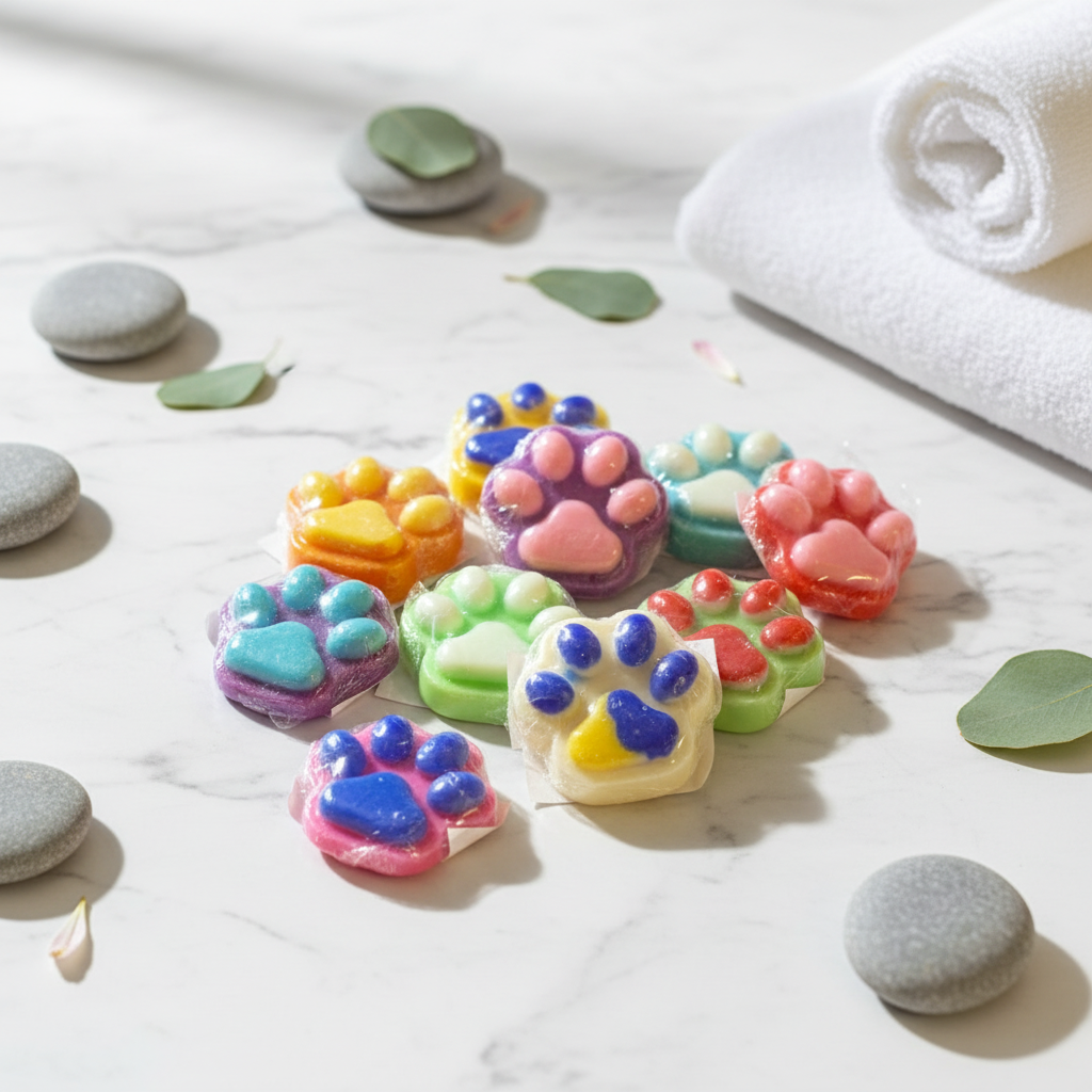 Paw-Shaped All-Natural Beeswax & Soy Wax Melts - Large (21-24g)