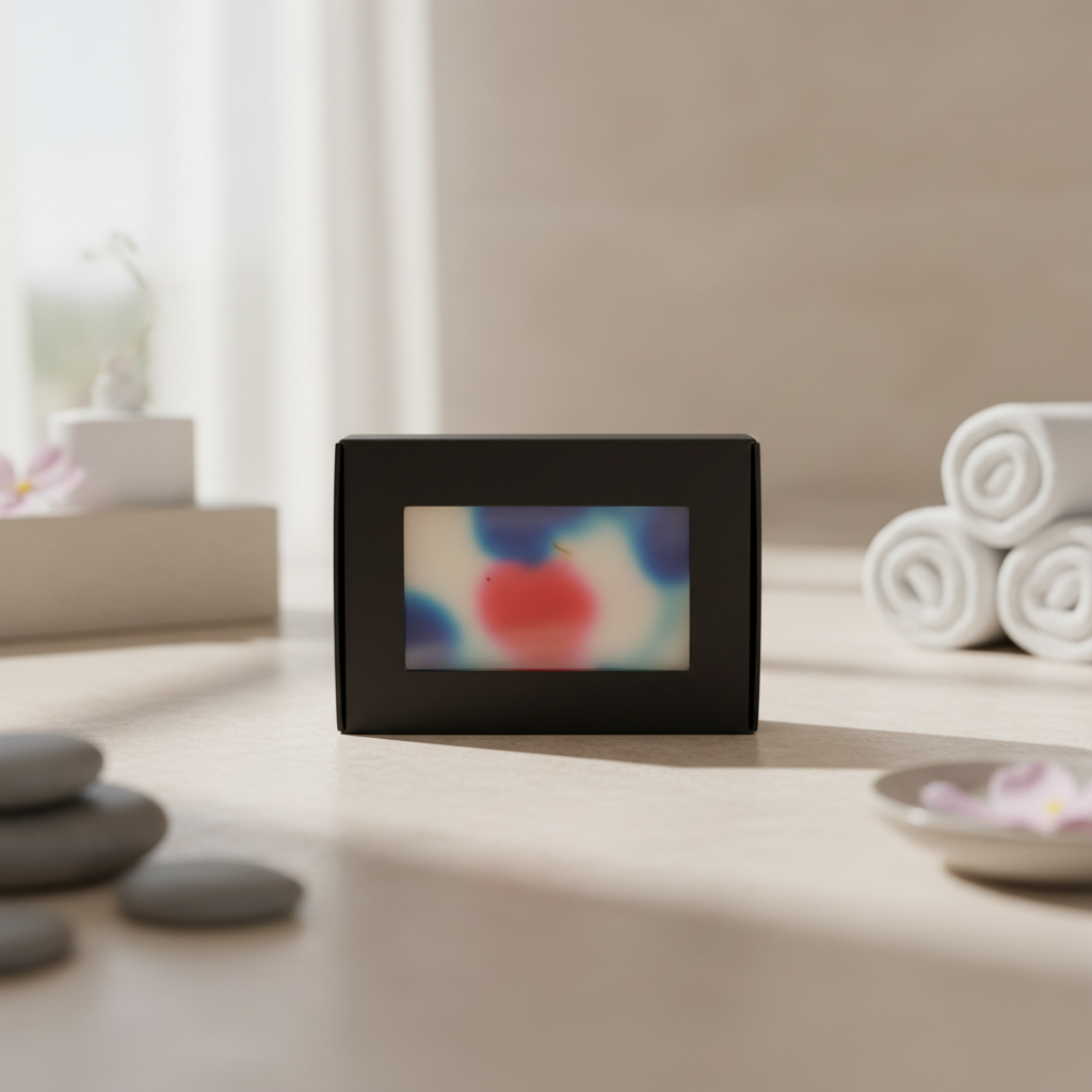 Gift box with neutral background