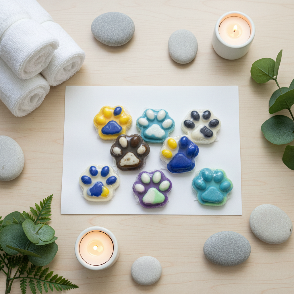 Paw-Shaped All-Natural Beeswax & Soy Wax Melts - Extra Large (26-33g)