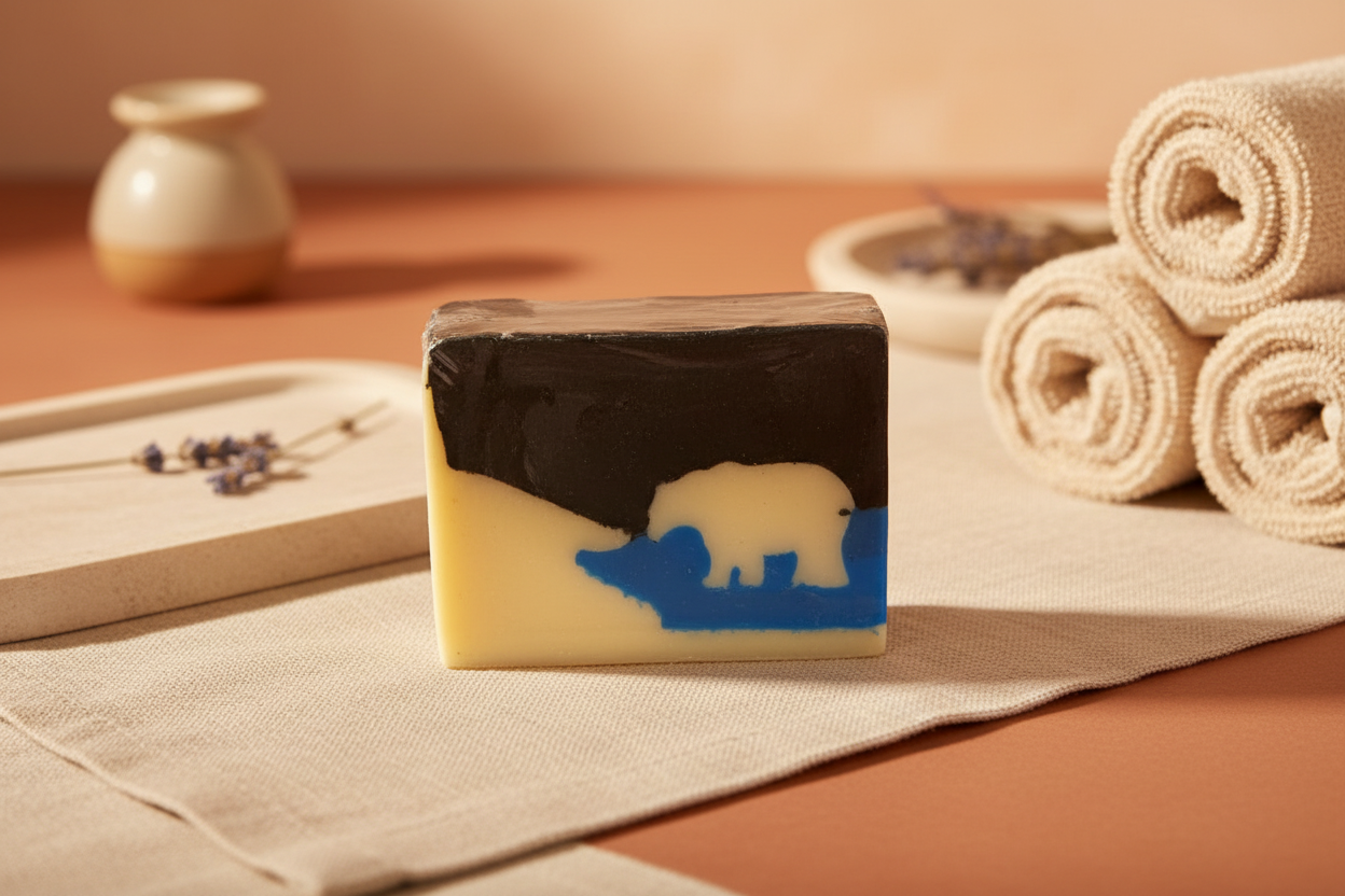 Polar Nights - Activated Charcoal Shea Butter Soap