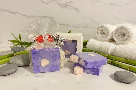 2pk 'Vanilla Bliss' Shea Butter Goats milk soap bars