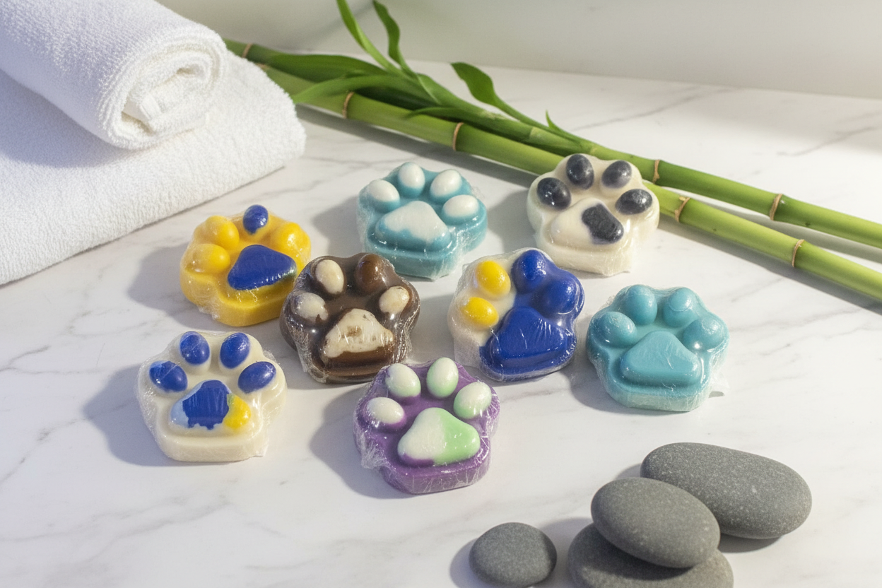 Paw-Shaped All-Natural Beeswax & Soy Wax Melts - Extra Large (26-33g)
