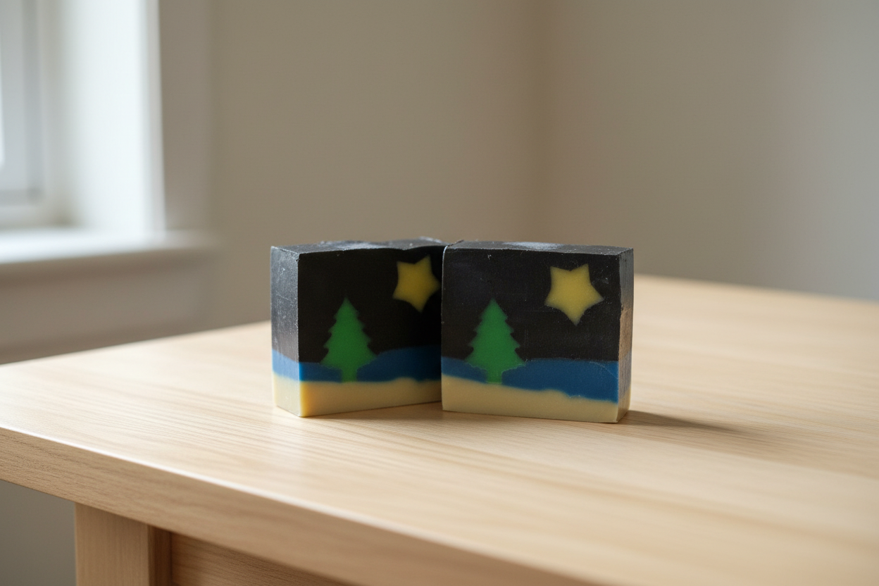 Activated Charcoal Soap with new background
