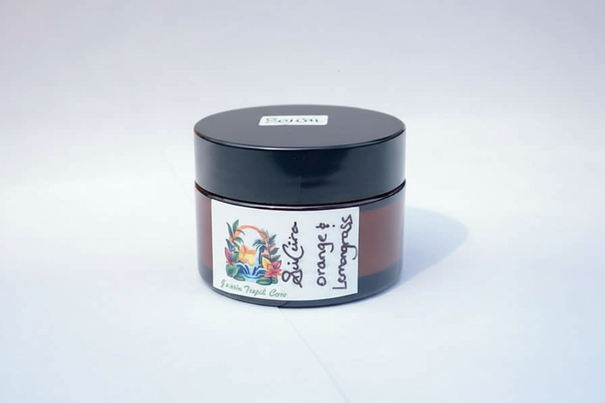 All-Natural Orange & Lemongrass Full Body Salve without florals