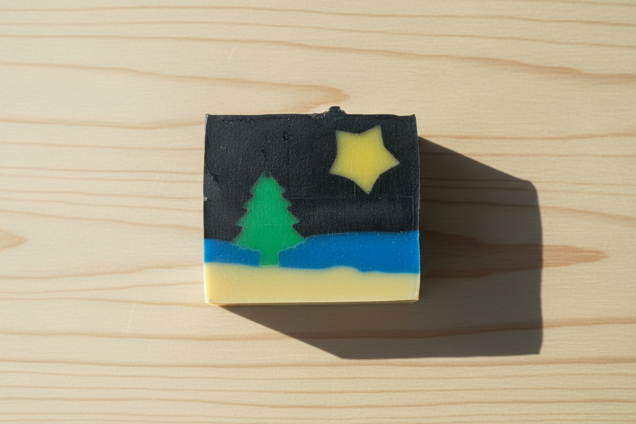 Charcoal Soap with new background