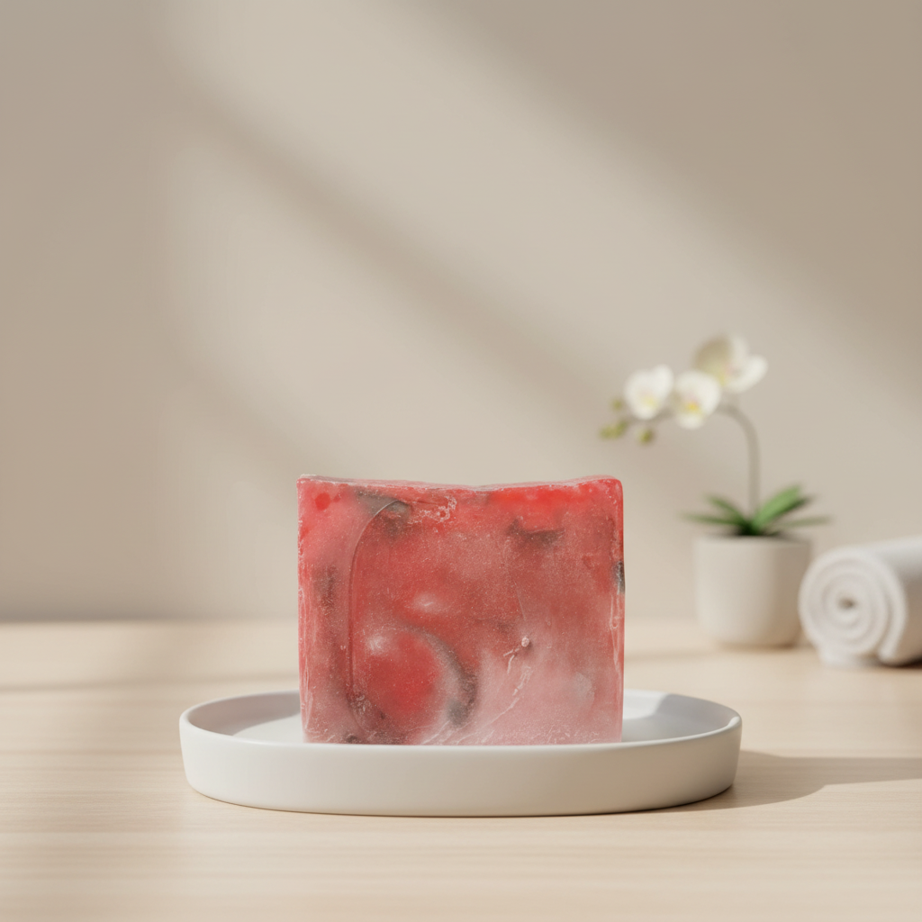 2pk Velvet Botanica - Handcrafted Cranberry - Shea Butter Soap Bar