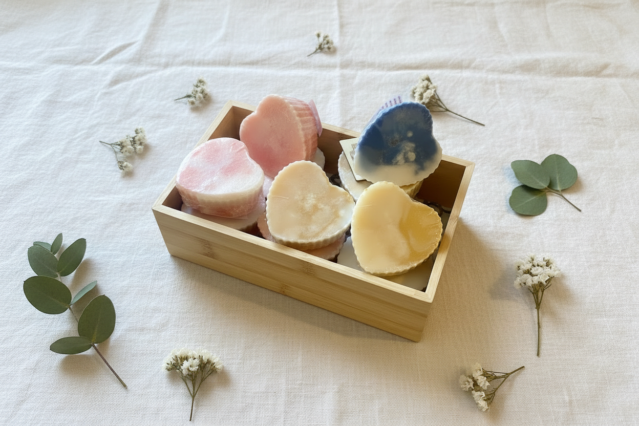 Love & Luxury Heart Soap Set - 3 Artisanal Heart Soaps
