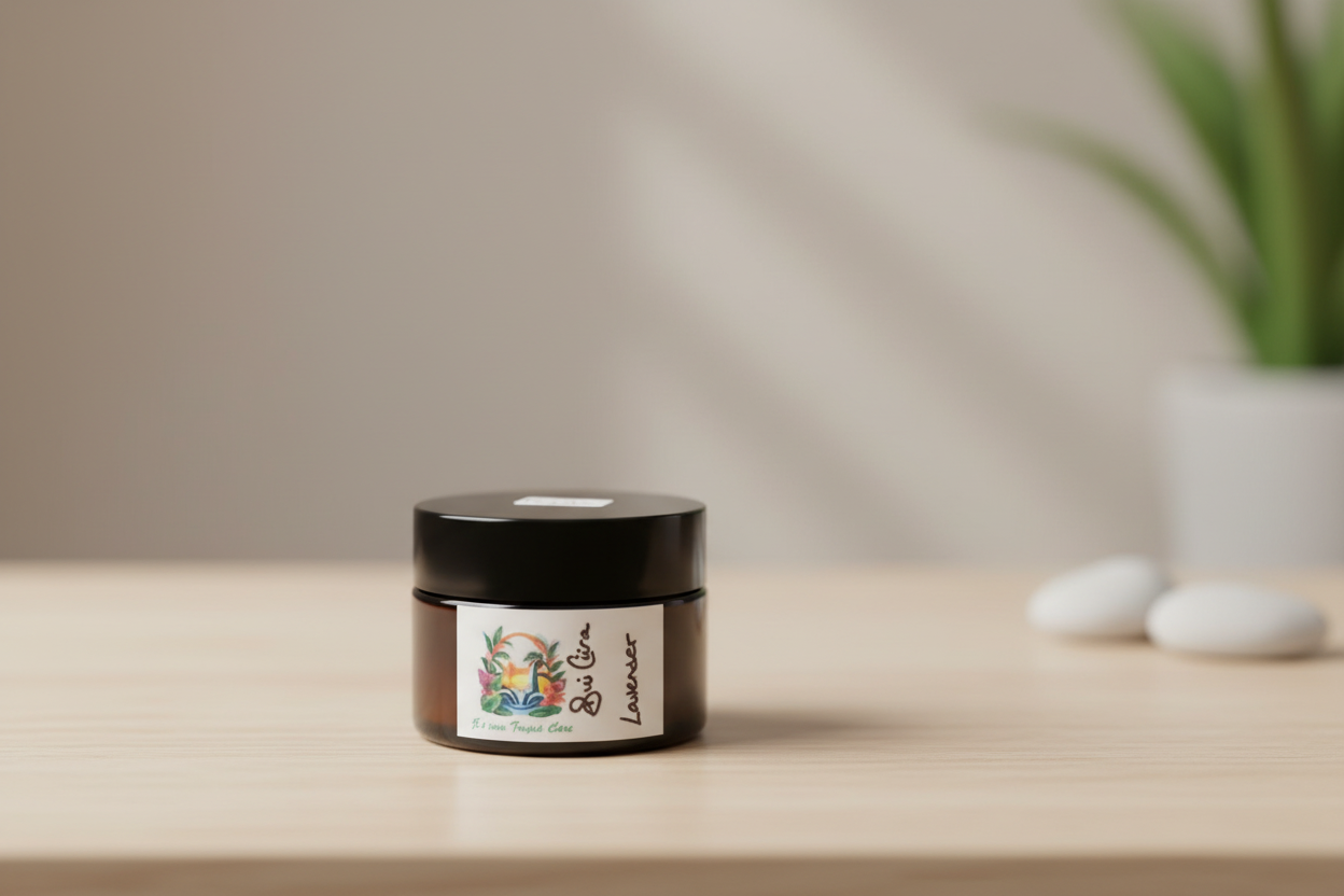 Lavender Body Salve with new background
