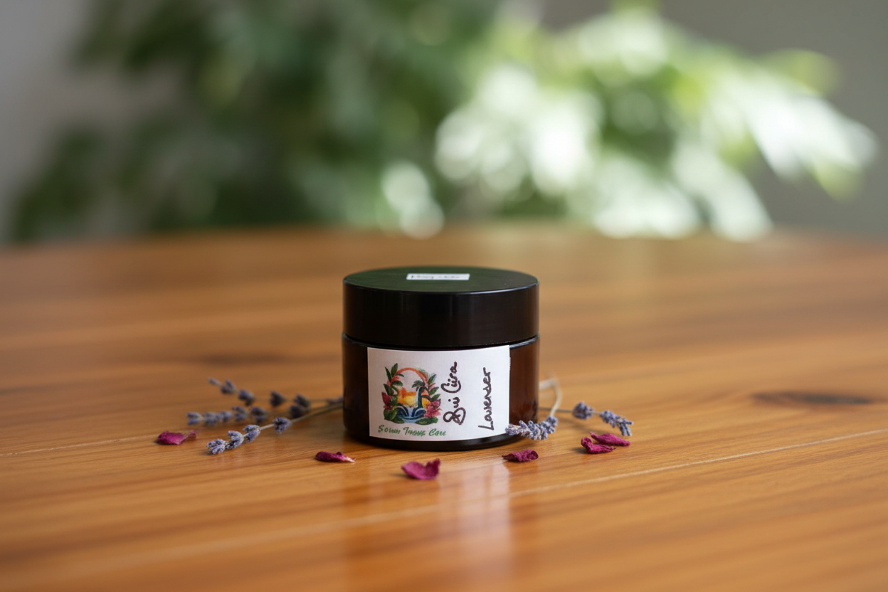 Lavender Body Salve with third new background