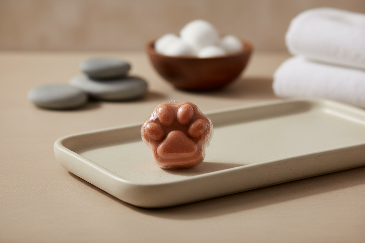 Massage bar with spa background