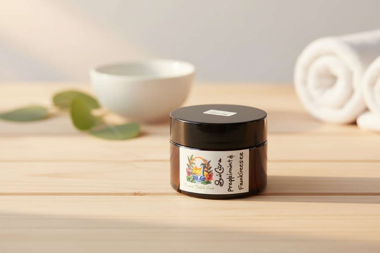 Peppermint Body Salve with new background