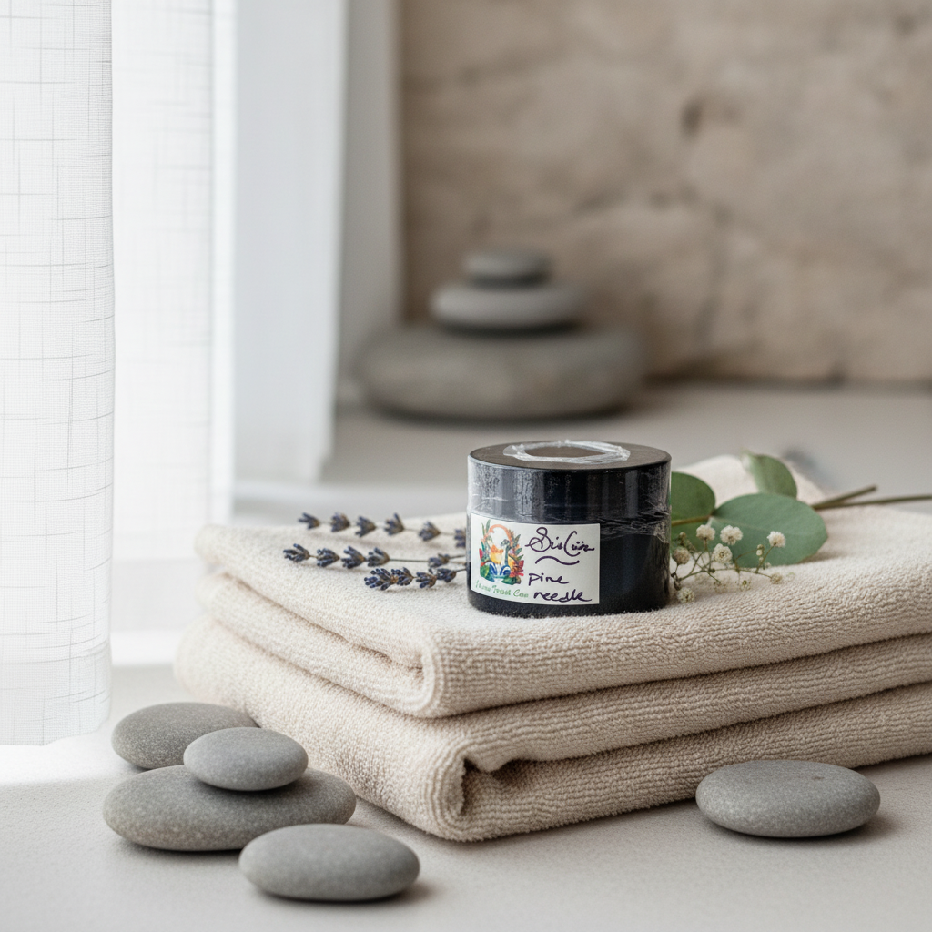 Pink needle tin spa minimalist