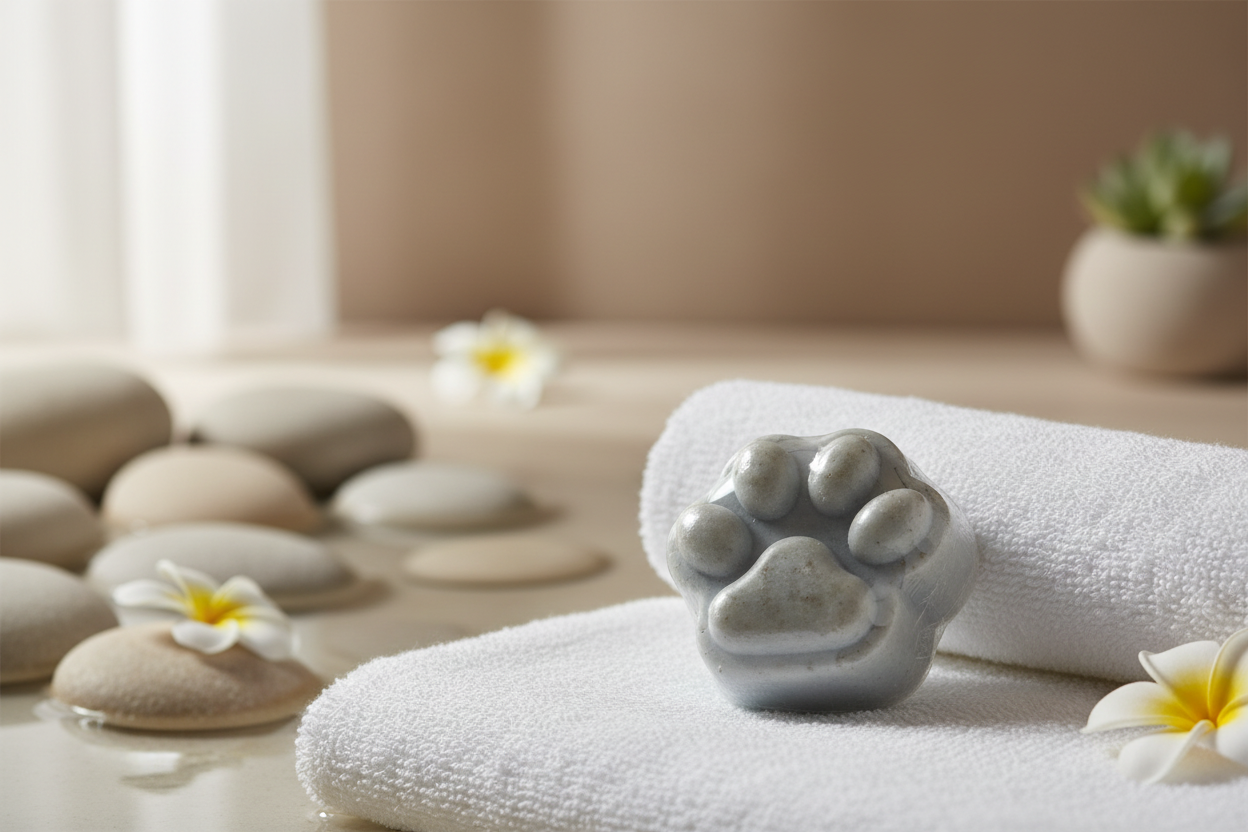 Product with spa background