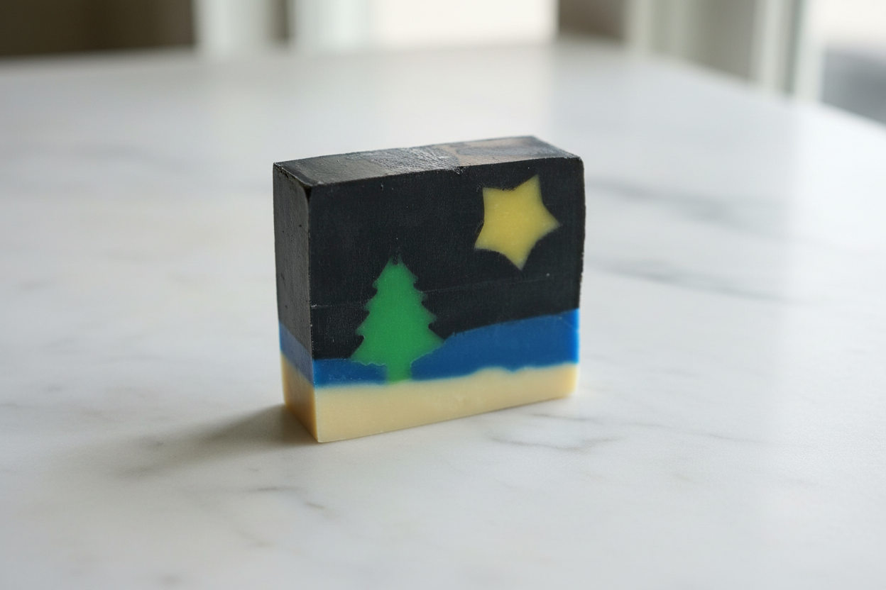 Single Activated Charcoal Soap with new background