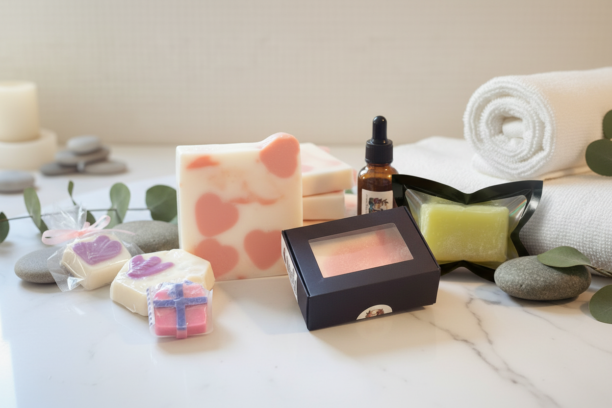 Spa collection with your heart soap