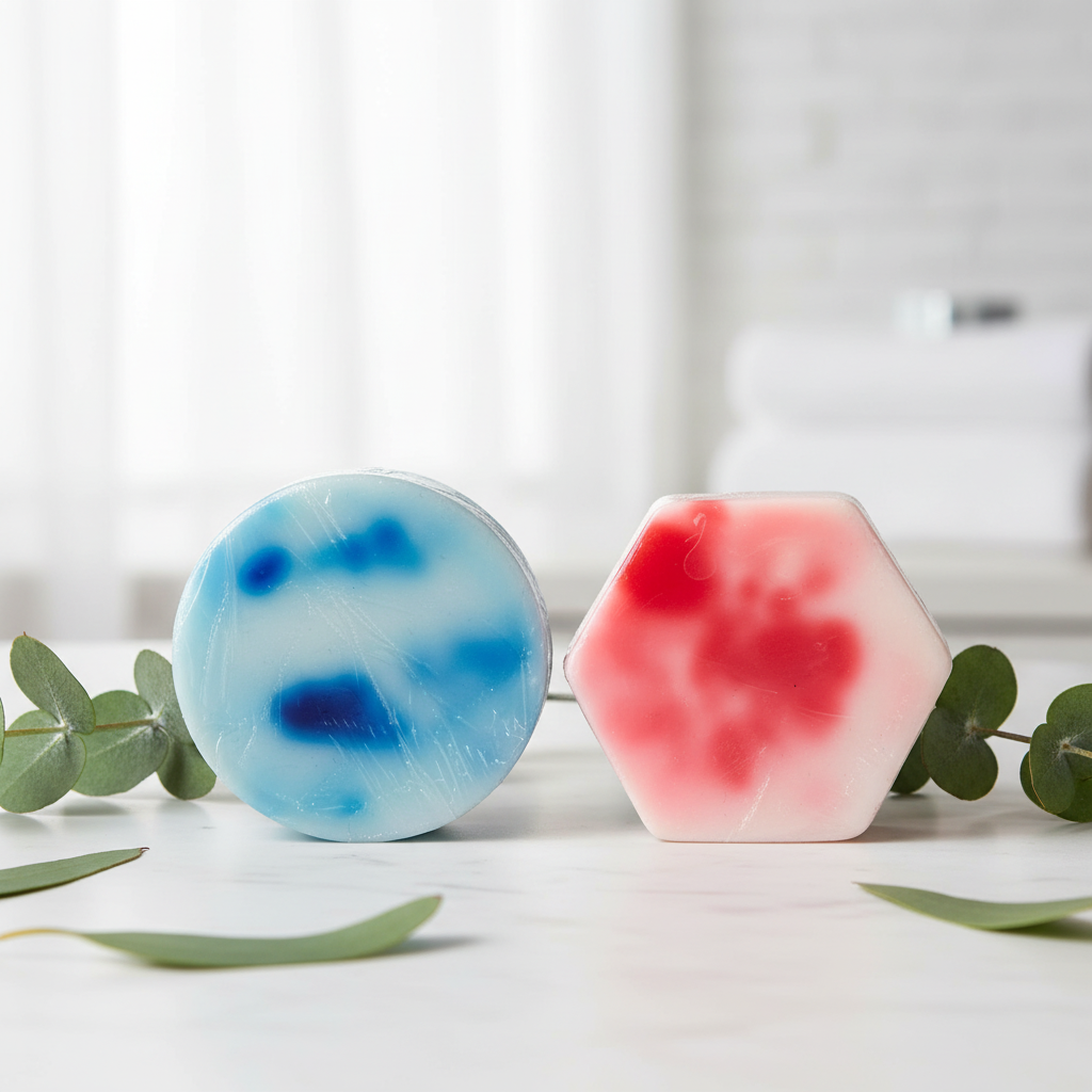 Your soaps with eucalyptus setting