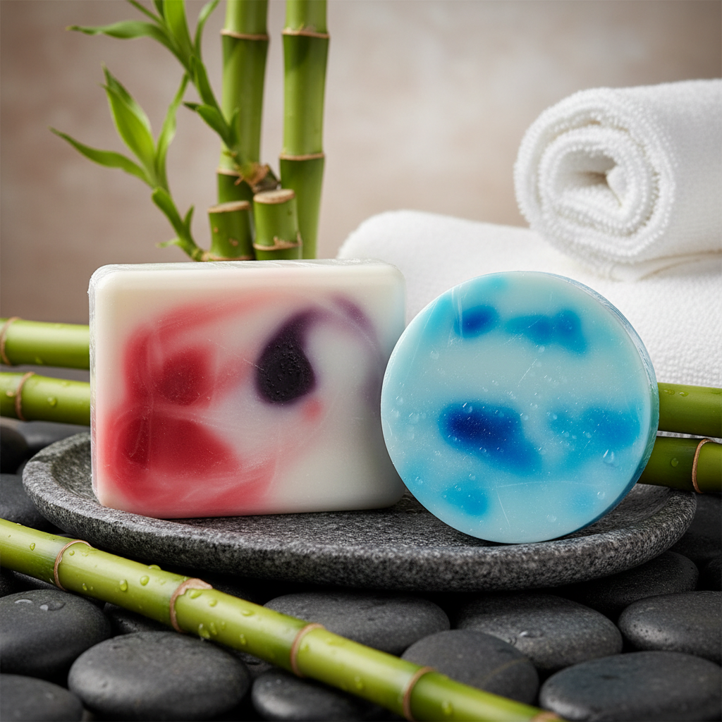 Your soaps with spa background